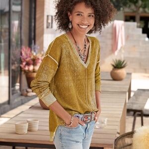 Sundance Mustard Yellow Sweater